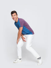 Load image into Gallery viewer, Blue and Rose Stripe