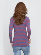 Load image into Gallery viewer, Blue and Rose Stripe