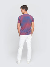 Load image into Gallery viewer, Blue and Rose Stripe