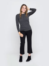 Load image into Gallery viewer, Charcoal and Black Stripe