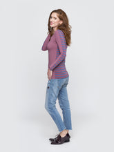 Load image into Gallery viewer, Blue and Rose Stripe Hover
