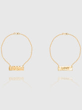 Load image into Gallery viewer, Love is Blind Gold Plated Bracelet
