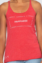 Load image into Gallery viewer, Happiness in the Hardship Graphic Tank
