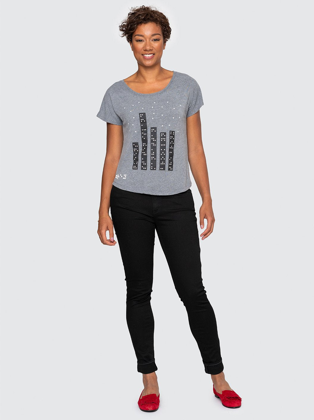 NYC Skyline Graphic Dolman